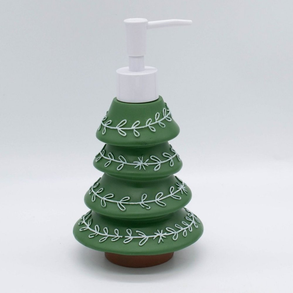 Wondershop Christmas Tree Ceramic‎ Soap Pump